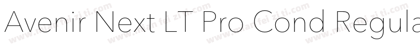 Avenir Next LT Pro Cond Regular字体转换